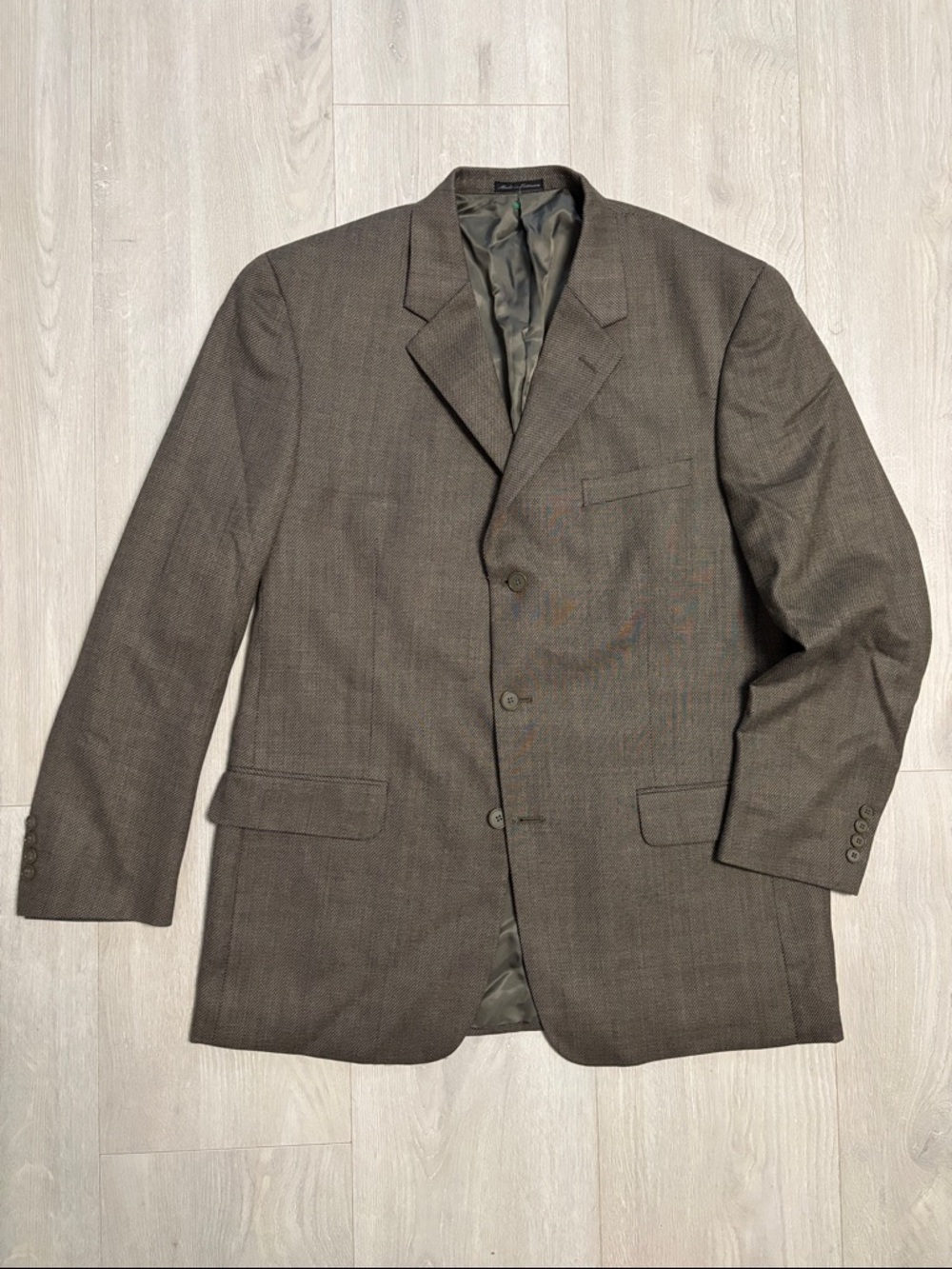 🔥BUNDLESALE Men’s 44L Alfani 3 Button Wool Sport Coat Blazer Suit Jacket